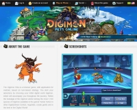 The Digimon Pets - Screenshot Browser Game