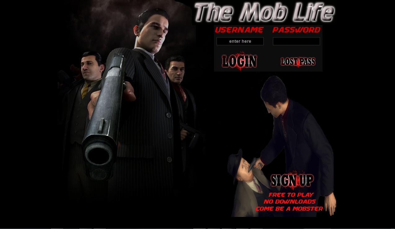 The Mob Life - Screenshot Browser Game