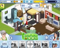 The Sims Social - Screenshot Moderno