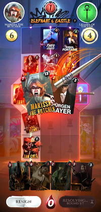 Vampire The Masquerade - Clans of London - Screenshot Card Game