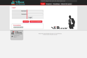 Vi Bank - Screenshot Browser Game