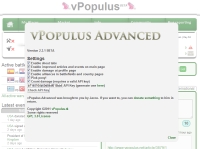 vPopulus - Screenshot Browser Game
