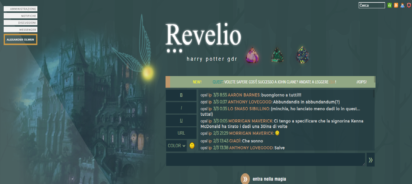 Revelio ϟ Harry Potter ϟ Hogwarts GDR